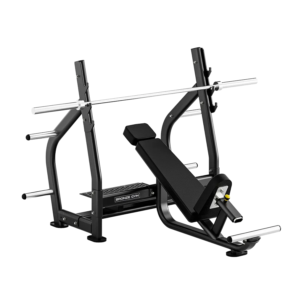 Скамья олимпийская для жима наклонная BRONZE GYM RAVE RE56