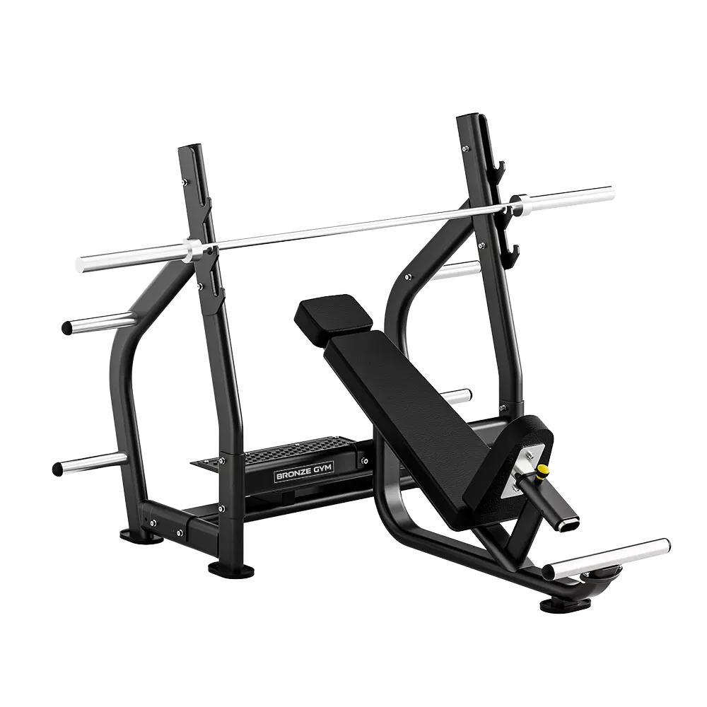 Скамья олимпийская для жима наклонная BRONZE GYM RAVE RE56