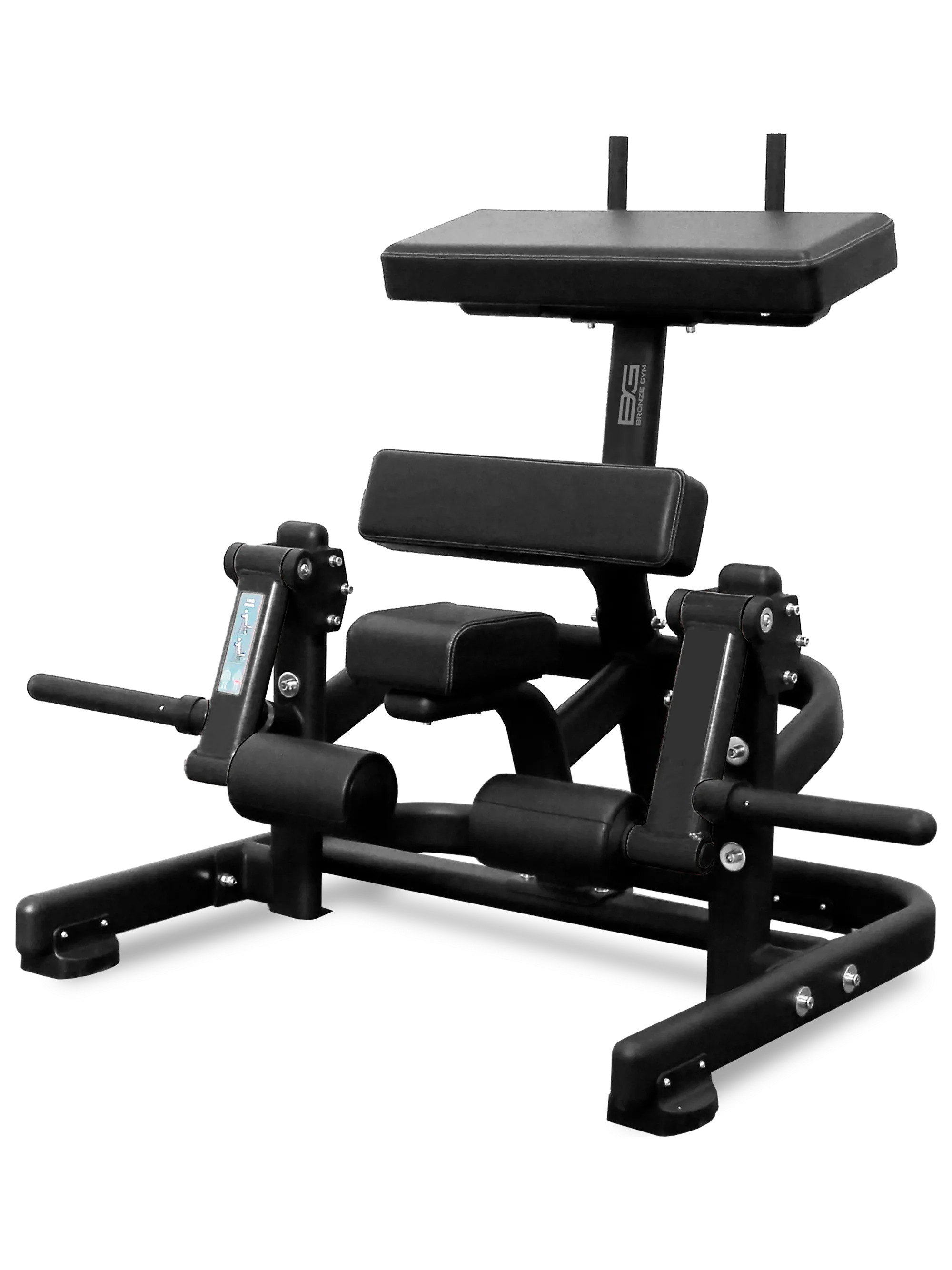 Сгибание ног стоя BRONZE GYM PL-1714, черный