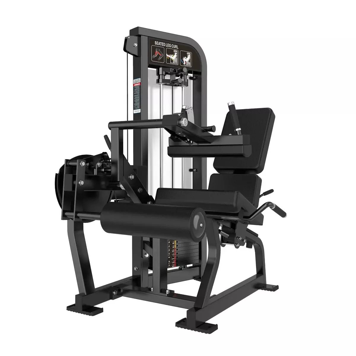 Сгибание ног сидя Protrain CP114 (полностью черный)
