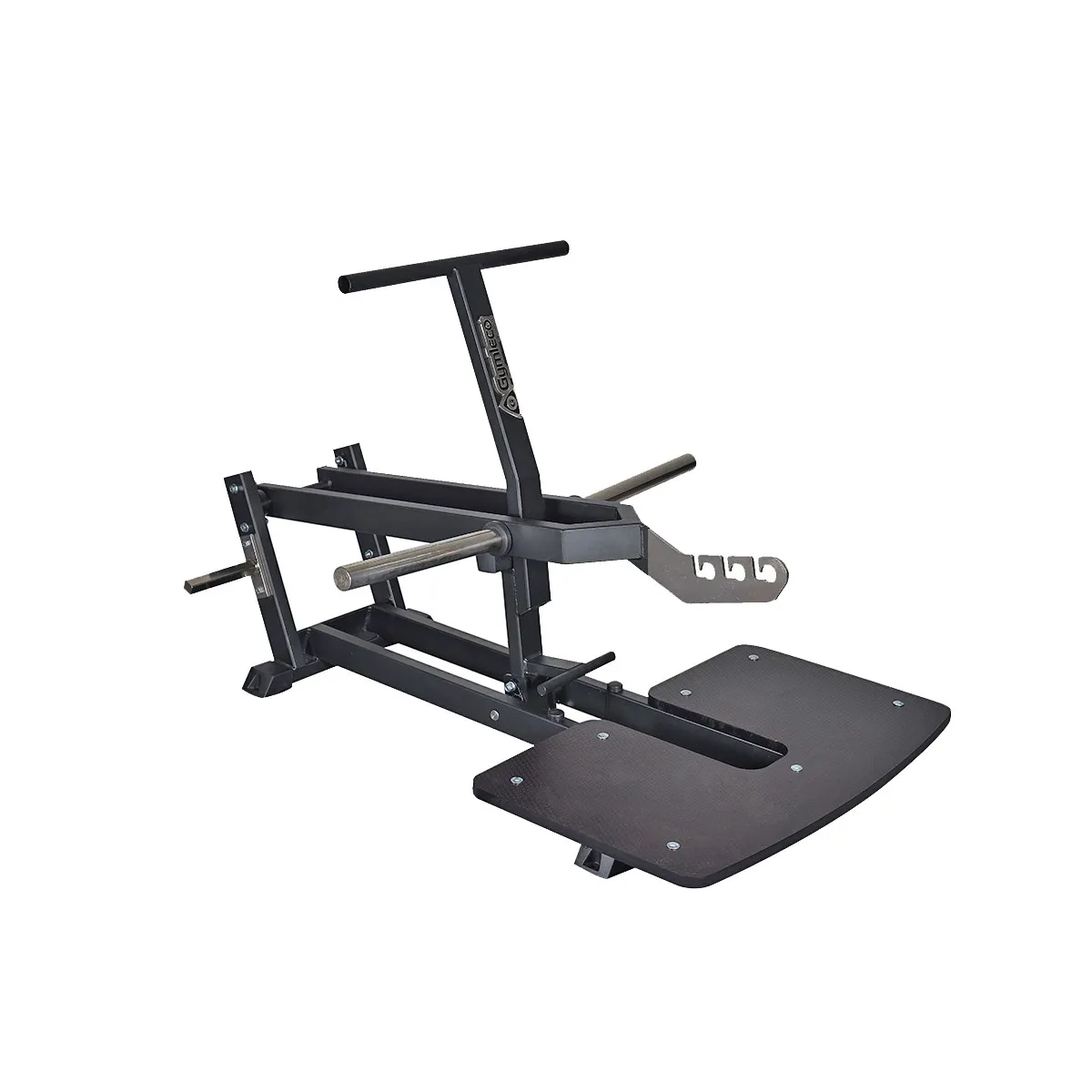 Приседания с поясом на свободных весах Gymleco 082