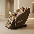 Массажное кресло Meridien, HOKKAIDO, коричневое с бежевым
